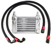 Amazon | 汎用 オイルクーラー コア AN8 薄型 高効率 コンパクト